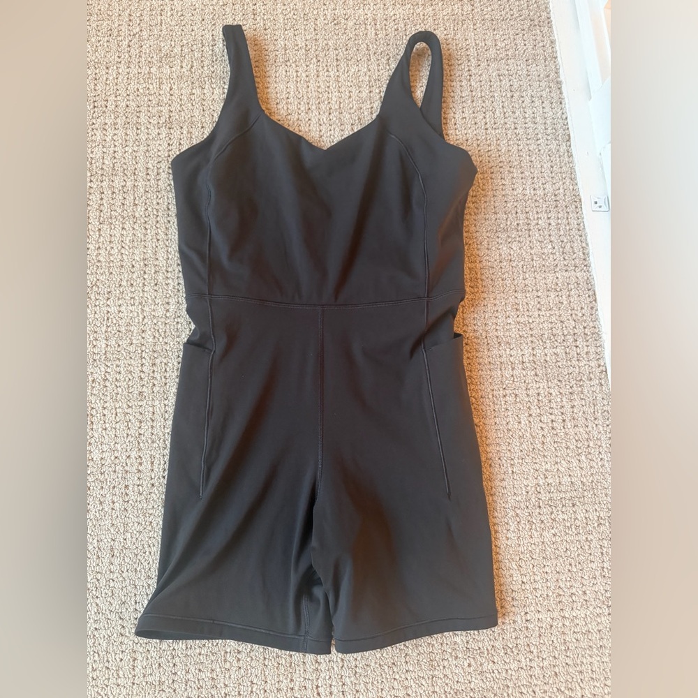CRZ YOGA Black Jumpsuit Romper Size Small